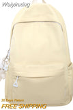 Weiyinxing Women Kawaii Pink Ladies Laptop New Book Bag Trendy Girl Cute Nylon School Backpack Fashion Female Travel College Backpack Cool