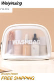 Weiyinxing Women Travel Storage Bag Cosmetic Bag Makeup Bag Travel Organizer Bags Waterproof Washbag Transparent Cosmetic Cases