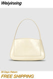 Weiyinxing Small Silver Women Handbags Designer Chains Shoulder Bag Luxury Pu Leather Crossbody Bag Mini Phone Female Purses 2023