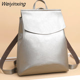 Weiyinxing New Fashion Women Backpack High Quality Youth Leather Backpacks for Teenage Girls Female School Shoulder Bag Bagpack mochila