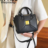 Weiyinxing PU Leather Crossbody Sling Bags for Women 2023 Elegant Purses and Handbags Female Luxury Brand Shoulder Bag Cute Lady Totes