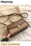 Weiyinxing Fashion Women Flap Bags Casual Patchwork Shoulder Bag Luxury Designer Square Crossbody Bag Trendy Female Handbag and Purses