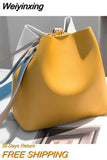 Weiyinxing Women's Bags 2023 New Women's  Bucket Bag Fashion Large Capacity Single Shoulder Messenger Bag Women