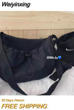 Weiyinxing Women's Bag Canvas Harajuku College Style Korean Leisure Versatile Bag Messenger Bag