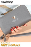 Weiyinxing Women's Wallet Female Purses Tassel Coin Purse Card Holder Wallets Female Pu Leather Clutch Money Bag Pu Leather Wallet2023