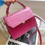 Weiyinxing Pattern PU Leather Crossbody Bags For Women 2023 Small Messenger Bag Lady Flap Shoulder Bag Luxury Handbag and Purse bolso