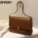 Weiyinxing Hot Fashion Solid Pu Leather Shoulder Bags for Women New Luxury Designer Female Elegant Lady Handbag Crossbody For Girls