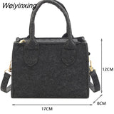Weiyinxing Handbags Small Tote Female Travel Top Handle Bags for Women Shopping Leisure Phone Bag Birthday Party Gifts