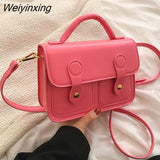 Weiyinxing Klein Blue Women Bags 2023 Fashion Bag Ladies Designer Handbags Hot Simple Solid Color Crossbody Casual Bags for Girls