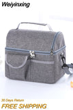 Weiyinxing Bag Reusable Insulated Thermal Bag Women Men Multifunctional 8L Cooler and Warm Keeping Lunch Box Leakproof Waterproof