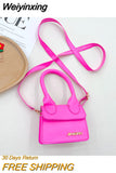 Weiyinxing New Kids Mini Crossbody Bags Cute Leather Purses and Handbags for Baby Girl Small Coin Wallet Pouch Box Girls Purse