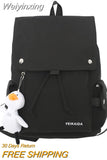 Weiyinxing Male Trendy Nylon New Travel Student Bag Cool Boy Girl College Backpack Fashion Lady Men School Bag Laptop Women Backpack