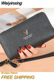 Weiyinxing Women's Wallet Female Purses Tassel Coin Purse Card Holder Wallets Female Pu Leather Clutch Money Bag Pu Leather Wallet2023