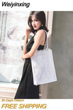 Weiyinxing Lace Ladies Handbag Summer Beach Wedding Bridal Party Hand Bag Bolsa Feminina Women's Shoulder Bag Shopping Bag