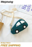 Weiyinxing Children's Crossbody Bags Cartoon Car Coin Purse for Kids Baby Mini Shoulder Messenger Bag Boys Girls Accessories Handbags