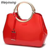 Weiyinxing High Quality Patent Leather Women Bag Ladies Cross Body Messenger Shoulder Bags Handbags Women Famous Brands Bolsa Feminina
