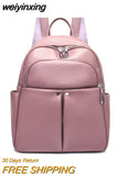 weiyinxing Fashion Leather Women Backpack Soft Large Backpacks Female High Capacity School Bags for Teenage Girls Designer Backpack