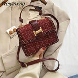 Weiyinxing luxury fashion handbags new trend fashion shoulder bag messenger small square bag