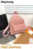 Weiyinxing Backpack Students Fashion Simple Small Schoolbag 2023 New Women's Handbag Korean Version Casual Girl Small Backpack