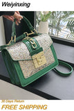 Weiyinxing Fashion Sequin Shoulder Messenger Crossbody Bags Women Handbag Vintage Ladies Clutch Casual Totes Female Purse