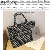 Weiyinxing Women's Totes Famous Brand Design Hand Bags Classic Luxury Crossbody Bag For Women 2023 Laptop Handbag Big Messenger Purse