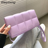 Weiyinxing YIDE 2023 Spring New Trend Wild Shoulder Bag Fashion Plaid Bag Women Ladies Design Messenger Small Square Bag Luxury Handbag