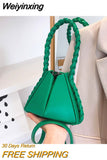 Weiyinxing Rope Handle Totes Women High Quality Crossbody Bag Fashion Designer Handbag and Purses Luxury Brand Ladies Shoulder Bag