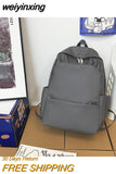 weiyinxing Capacity Leather Women Backpack Men Travel Backpacks High Quality BookBags Mochilas School Backpack for College Students