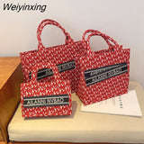 Weiyinxing Women's Totes Famous Brand Design Hand Bags Classic Luxury Crossbody Bag For Women 2023 Laptop Handbag Big Messenger Purse