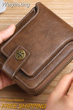 Weiyinxing Small Men's Wallet Pu Leather Short Purse Men Hasp Zipper Clutch Solid Porte Feuille Hommes Porte Monnaie Homme