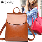 Weiyinxing New Fashion Women Backpack High Quality Youth Leather Backpacks for Teenage Girls Female School Shoulder Bag Bagpack mochila