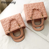 Weiyinxing Women Bags Chain Handbags Fashion Shoulder Bag Luxury Crossbody Bags for Girls 2023 Designer PU Flap for Female Messenger Bag