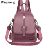 Weiyinxing Women Backpack Designer high quality Leather Women Bag Fashion School Bags Multifunction Large Capacity Travel Backpacks mochila