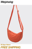 Weiyinxing Nylon Hobos Crossbody Bag for Women Designer Shoulder Bags Large Capacity Tote Lady Travel Shopper Bag Female Purses