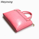 Weiyinxing Leather Women Bag Cowhide Large Capacity Female Laptop Handbags Travel Bag Black Big Shoulder Tote Bags Luxury Fashion 2023