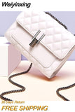 Weiyinxing Women's Handbags Trend 2023 Designer Luxury New Flap Female Square Messenger Shoulder Bag Ladies Handle Crossbody Bags for Women