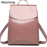 Weiyinxing New Fashion Women Backpack High Quality Youth Leather Backpacks for Teenage Girls Female School Shoulder Bag Bagpack mochila