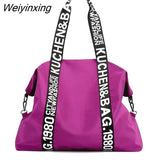 Weiyinxing fashion European and American versatile lightweight one-shoulder nylon large-capacity messenger portable travel bag