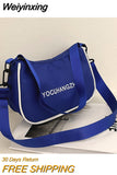 Weiyinxing New Spring Small Bag Female Japanese Simple Sports and Leisure Letter Printing Student One Shoulder Messenger Bag