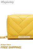 Weiyinxing Quality Leather Short Wallet for Women Zipper Card Holder Coin Pocket Ladies Small Purse Brand Women's Wallet Cute Moneybag