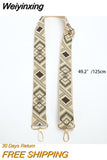 Weiyinxing Women Crossbody Bag Straps Fashion Handbag Wide Belt Shoulder Replacement Adjustable Strap Bag Part Accessories