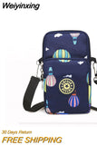 Weiyinxing Shoulder Bags Nylon Women Mobile Phone Bags Mini Female Messenger Purse Lady Wallet New 2023 Female CrossBody Bag