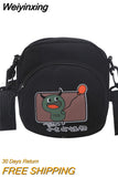 Weiyinxing Casual Small Bags Womens Cartoon Crossbody Bags for Women Girls Small Shoulder Bag Bolso Mujer Ladies Purses Bags Handbags