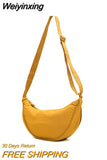 Weiyinxing Nylon Hobos Crossbody Bag for Women Designer Shoulder Bags Large Capacity Tote Lady Travel Shopper Bag Female Purses 2023