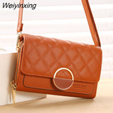 Weiyinxing Shoulder Bag Luxury PU Leather Simple Casual Large Capacity Women`s Bag Daily Supplies Fashion Female Crossbody Handbag