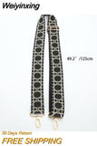 Weiyinxing Women Crossbody Bag Straps Fashion Handbag Wide Belt Shoulder Replacement Adjustable Strap Bag Part Accessories
