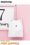 weiyinxing Women Corduroy Shoulder Bag Eco Friendly Reusable Shopping Bag Casual Foldable Tote Soft Female Handbag Canvas Large Size Pocke