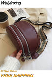 Weiyinxing Women Shoulder Cross Body Bags Fashion Designer Chest Bag Trend High Quality Soft PU Leather Waist Bag Simple New Purses