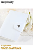 Weiyinxing Women PU Bank Card Holder Candy Color Card Wallet multiple Card Slots Wallet Credit Bussiness Card Holder Large-capacity Purse