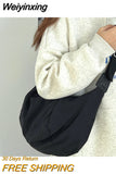 Weiyinxing Hobo Bags Women Large-Capacity Crossbody Dumpling Bag Down Cotton Casual Simple And Versatile Shoulder Bag